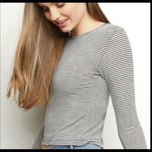 Brandy Melville striped long sleeve top